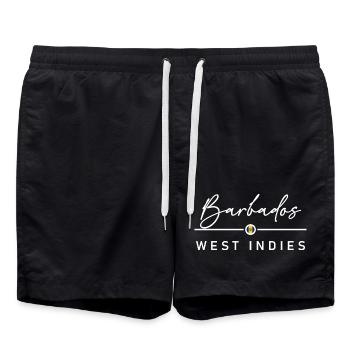 Barbade - Antilles - Caraïbes - Short de bain - noir - Devant - AI Model Male 185 light (185cm)