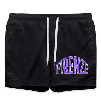 Firenze Florence - Short de bain - noir - Devant - AI Model Male 185 light (185cm)