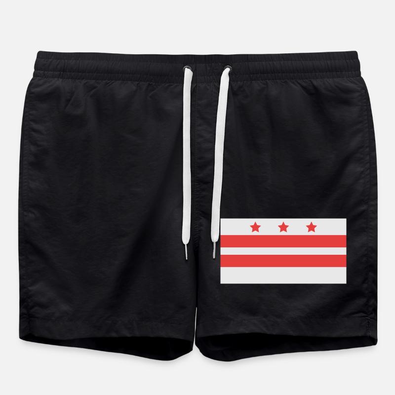 Drapeau de Washington - Short de bain - noir
