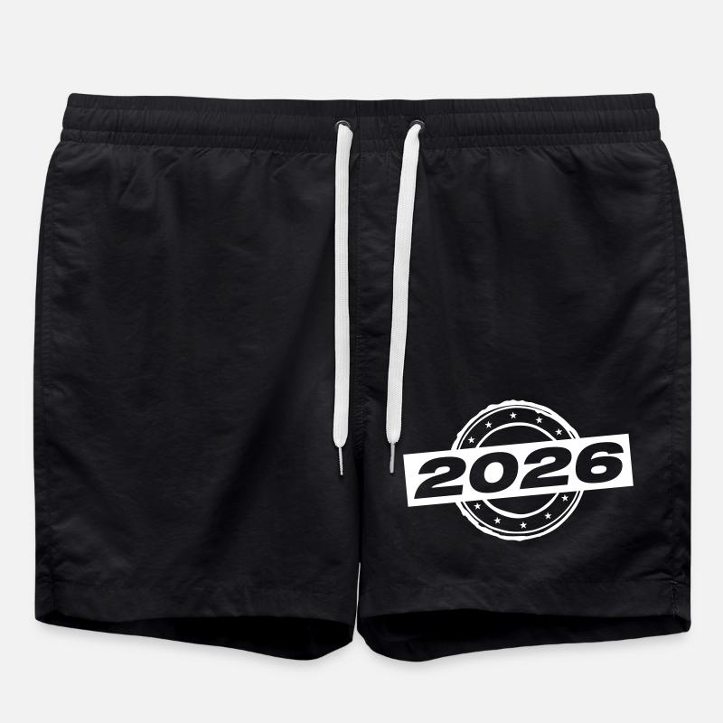 Année 2026 - Short de bain - noir