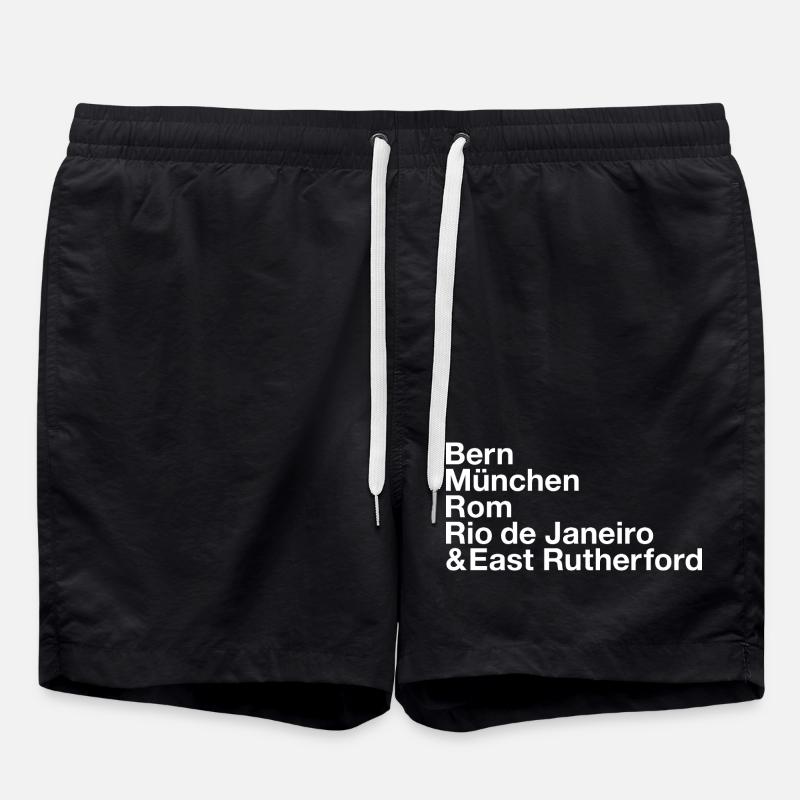 Finale Sterne - Badeshorts - Schwarz