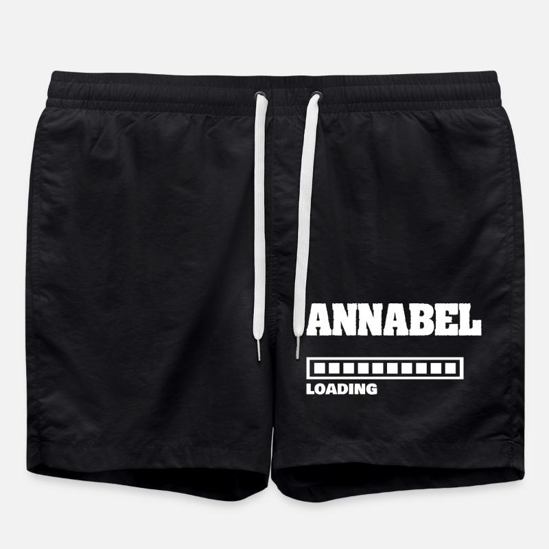 Annabel as a baby - Swim Trunks - black