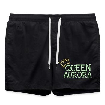 Geschenk für Aurora - Badeshorts - Schwarz - Vorne - AI Model Male 185 light (185cm)