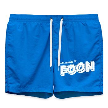 I'm Moving To Foon - Swim Trunks - cobalt blue - Front