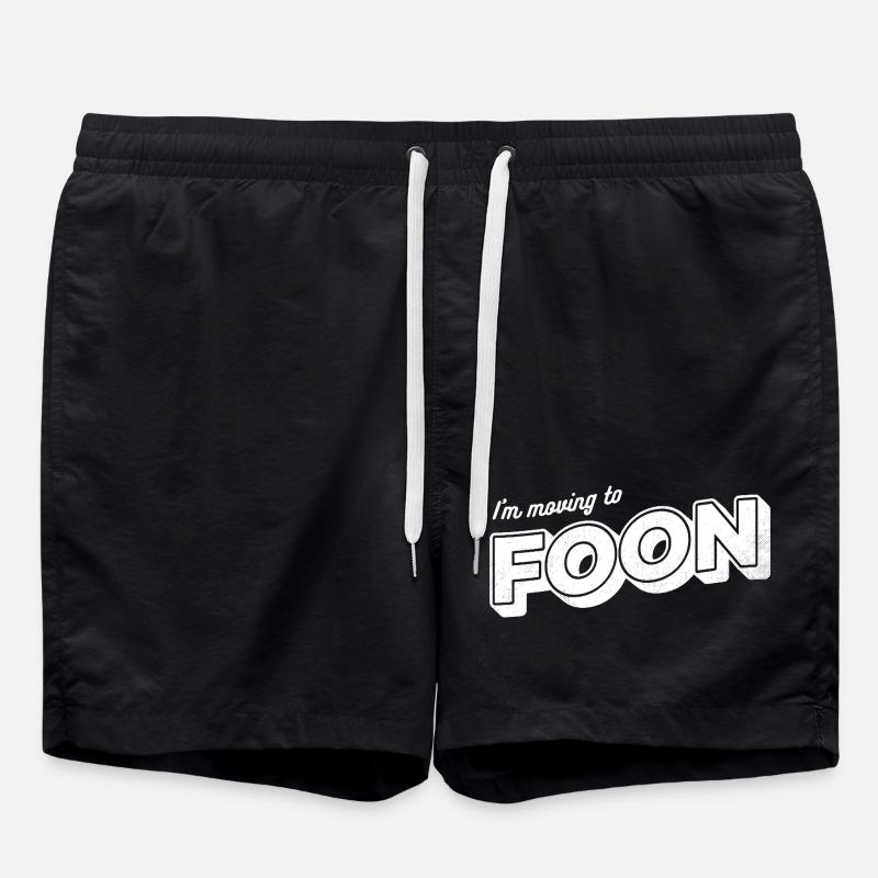 I'm Moving To Foon - Swim Trunks - black
