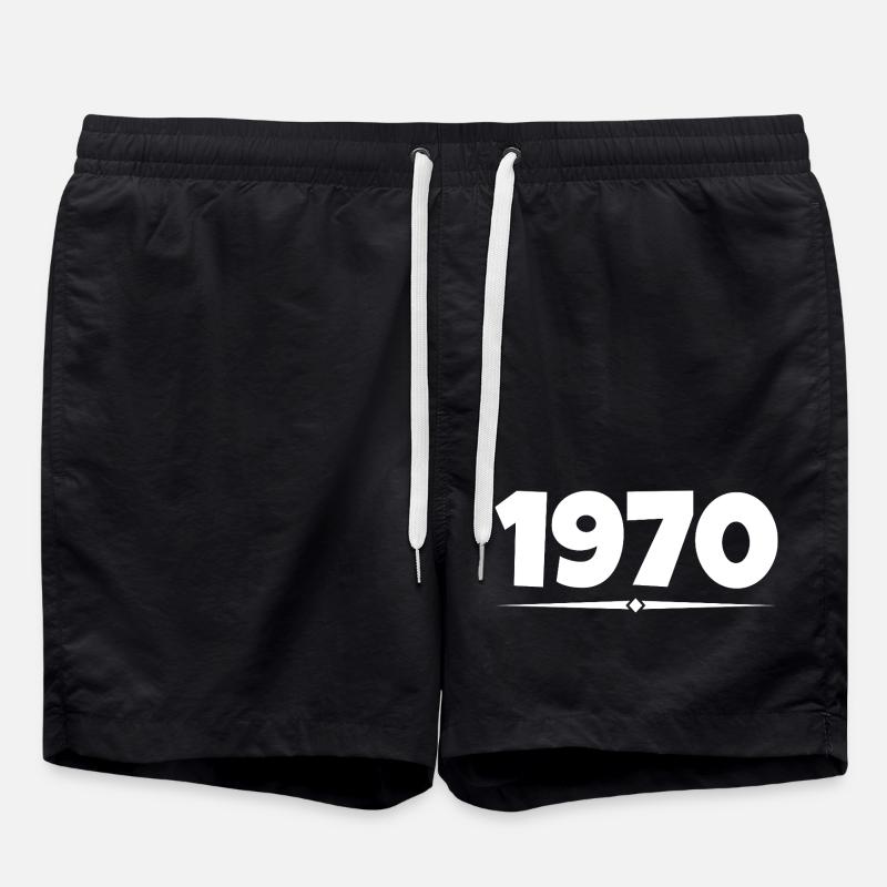 1970 gift - Swim Trunks - black