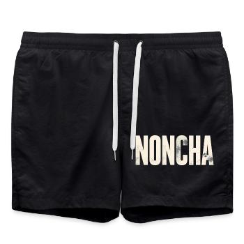 Noncha - Short de bain - noir - Devant - AI Model Male 185 light (185cm)