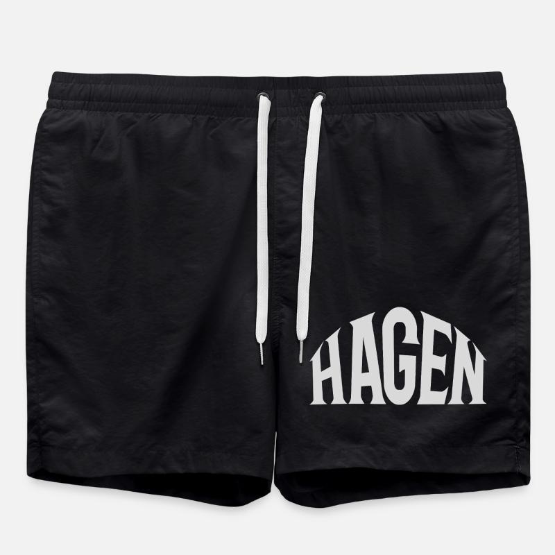 Hägen - Swim Trunks - black