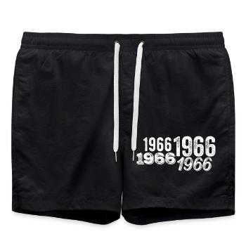 1966 - Short de bain - noir - Devant - AI Model Male 185 light (185cm)