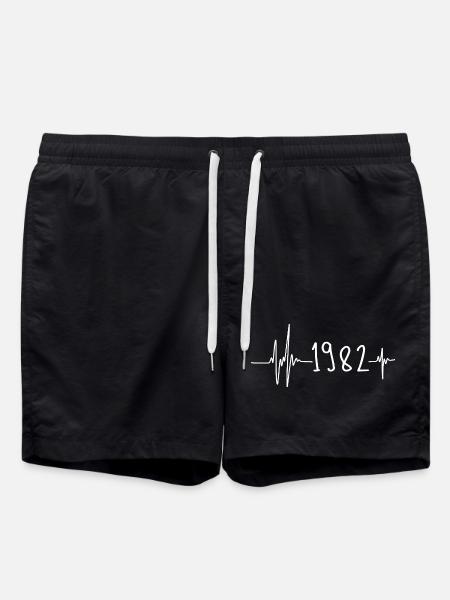 1982 - Short de bain - noir