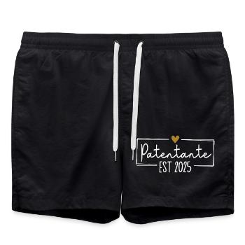 Best Godmother 2025 Gift - Swim Trunks - black - Front - AI Model Male 185 light (185cm)