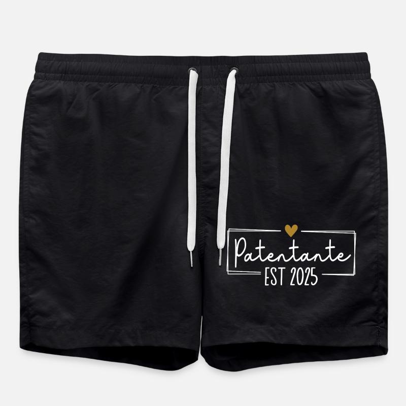 Best Godmother 2025 Gift - Swim Trunks - black