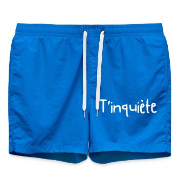 T'inquiète - idée cadeau  - Short de bain - cobalt blue - Devant