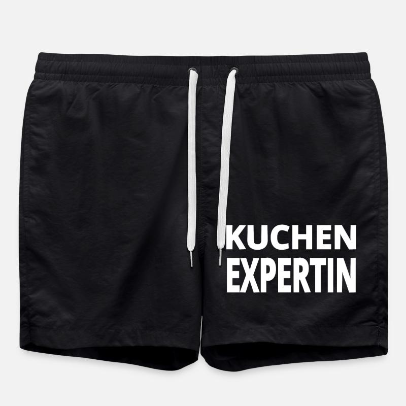 Kuchen - Badeshorts - Schwarz