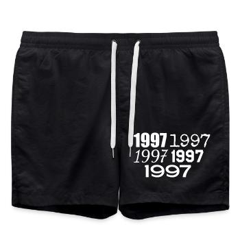 1997 - Swim Trunks - black - Front - AI Model Male 185 light (185cm)