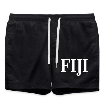 Fidji - Fidji - Îles - Pacifique - Mers du Sud - Short de bain - noir - Devant - AI Model Male 185 light (185cm)