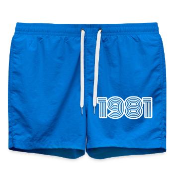 Geboren 1981 - Badeshorts - Cobalt blue - Vorne