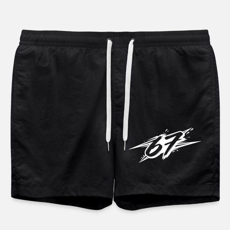 67 / Six Seven / 6-7 - Badeshorts - Schwarz