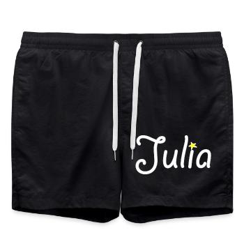 Julia - Short de bain - noir - Devant - AI Model Male 185 light (185cm)