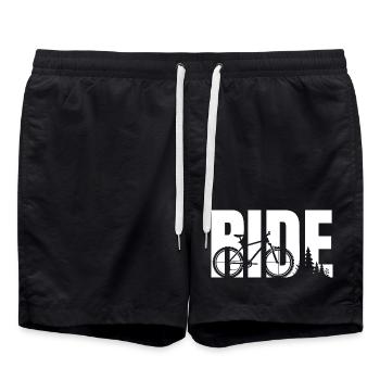 Ride Nature - Badeshorts - Schwarz - Vorne - AI Model Male 185 light (185cm)
