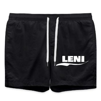 Prénom Leni - Short de bain - noir - Devant - AI Model Male 185 light (185cm)