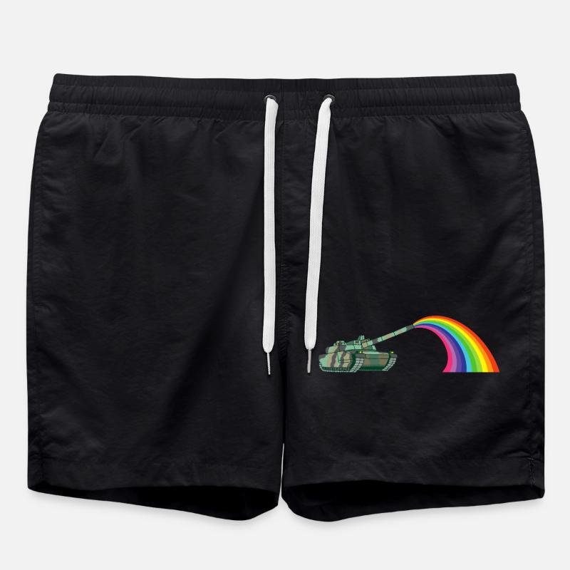 Char de la paix - Short de bain - noir