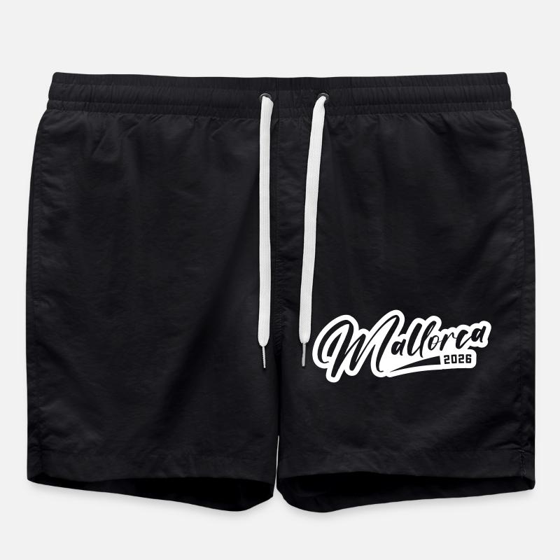 Mallorca 2026 lettering - Swim Trunks - black