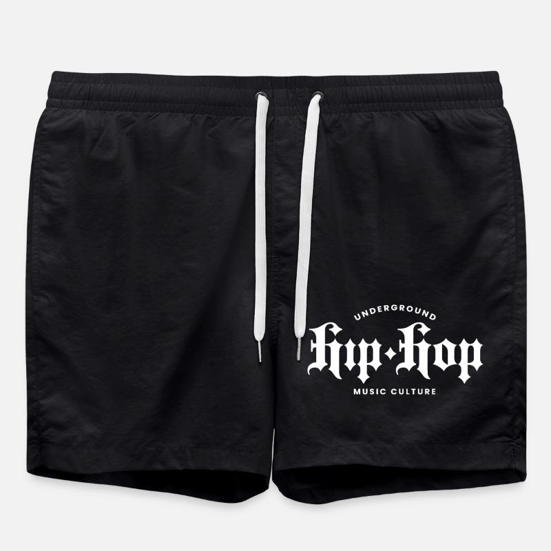 Underground Gothic Music Tee - Badeshorts - Schwarz
