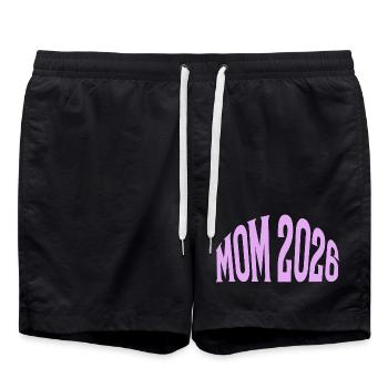 Maman 2026 - Short de bain - noir - Devant - AI Model Male 185 light (185cm)