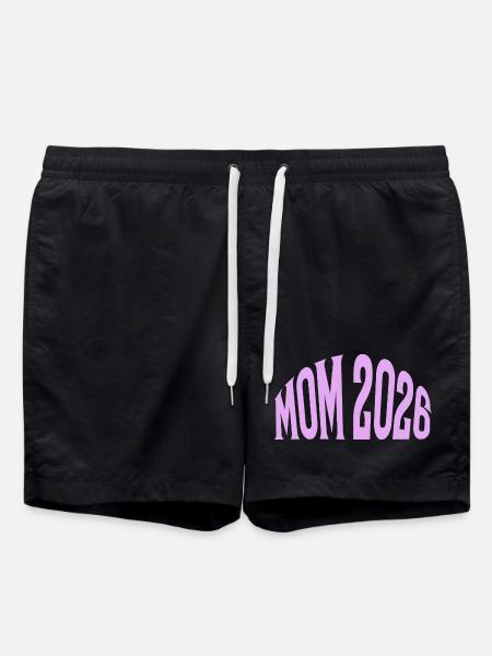Mom 2026 - Badeshorts - Schwarz