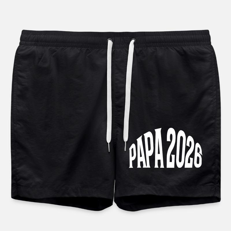 Papa 2026 - Badeshorts - Schwarz
