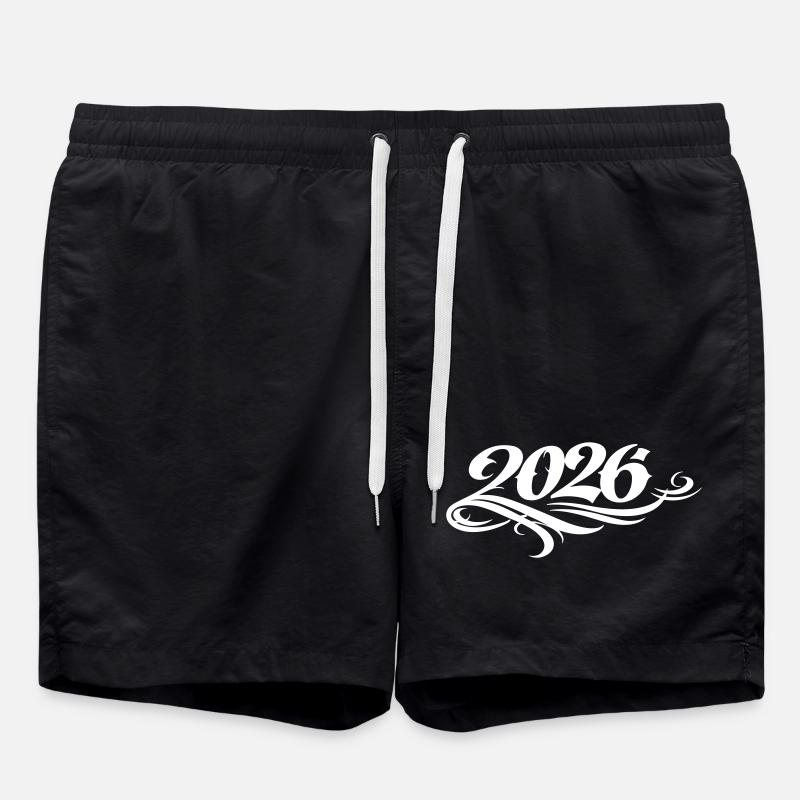 2026 year - Swim Trunks - black