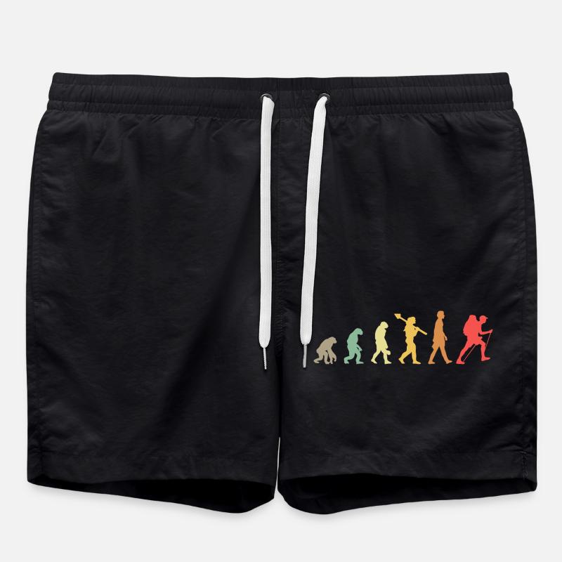 Evolution Hiking Wander - Badeshorts - Schwarz