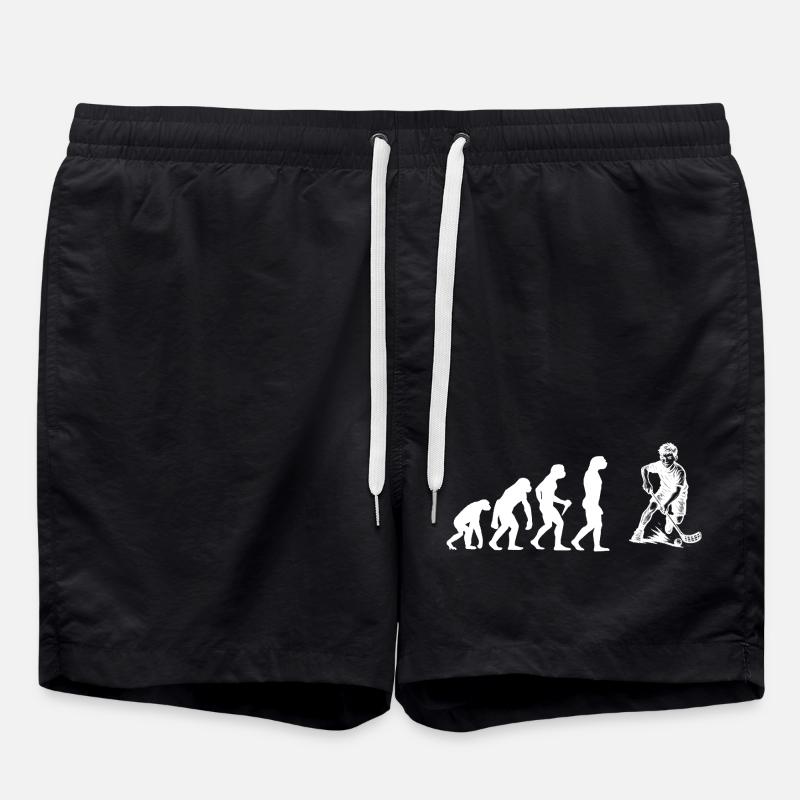 Simply floorball timeless design - Swim Trunks - black