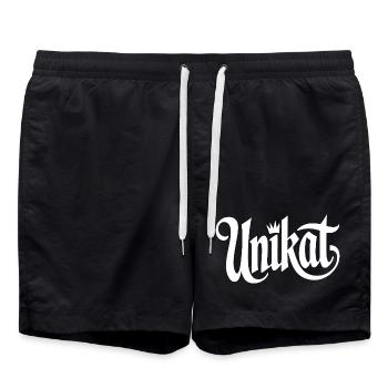 Unique Unique Individual Self-Worth Unique - Swim Trunks - black - Front - AI Model Male 185 light (185cm)