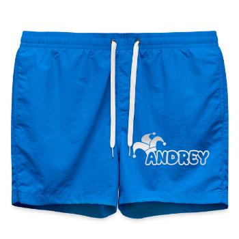 Andrey as Carnival - Swim Trunks - cobalt blue - Front