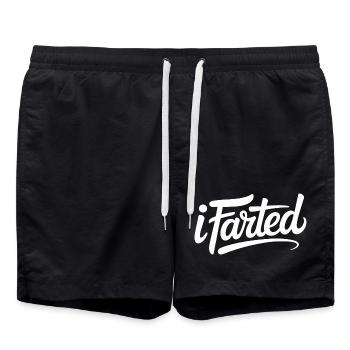 J’ai pété - Logo Funny Gen Alpha - Short de bain - noir - Devant - AI Model Male 185 light (185cm)