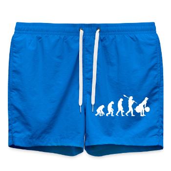 Évolution de l'haltérophilie - GIF d'une haltérophile féminine en salle de sport - Short de bain - cobalt blue - Devant