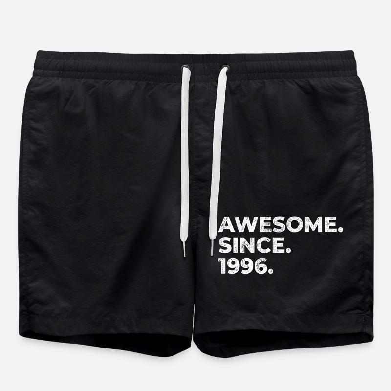 Awesome since 1996 | Geburtstag | Geschenk - Badeshorts - Schwarz