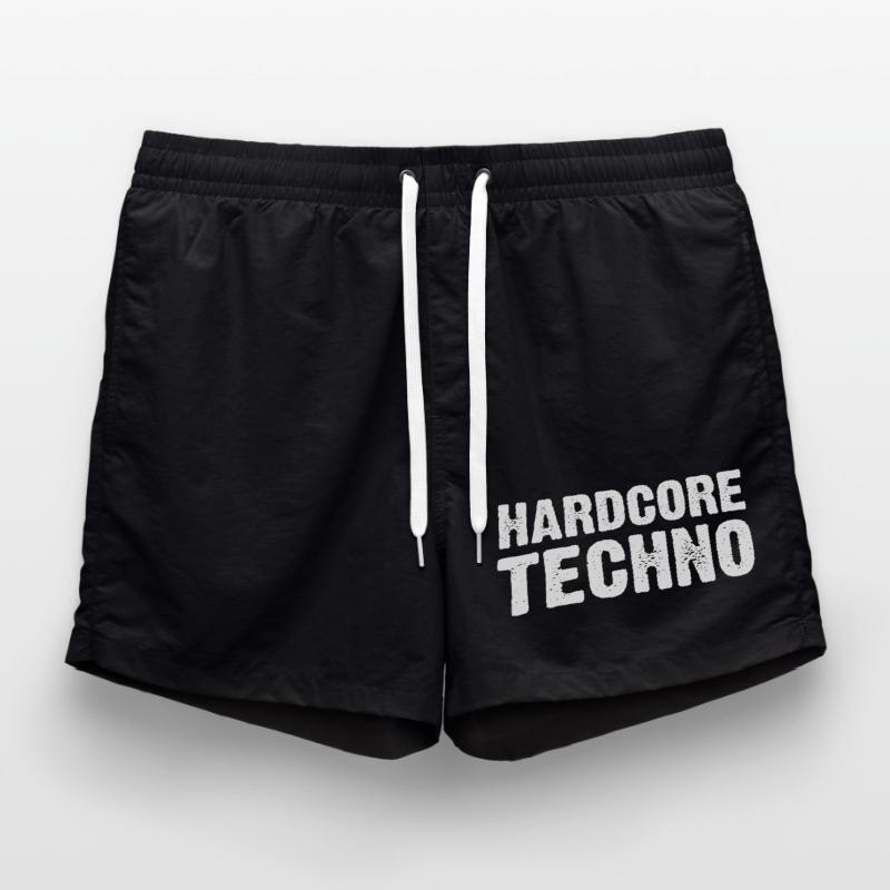 Hardcore Techno Dévasté Short de bain