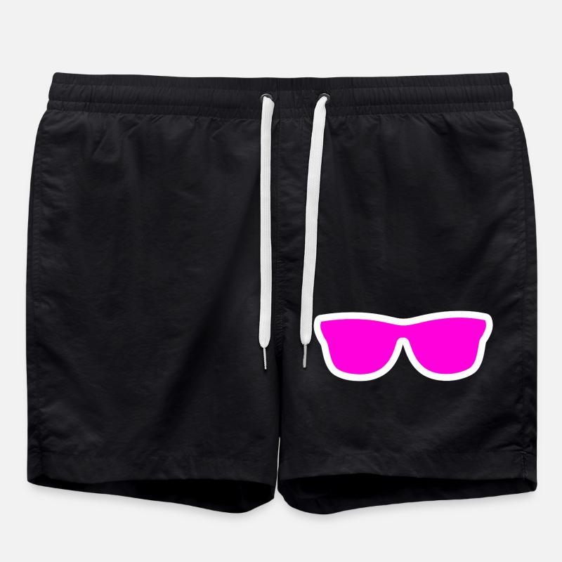 Sonnenbrille - Badeshorts - Schwarz