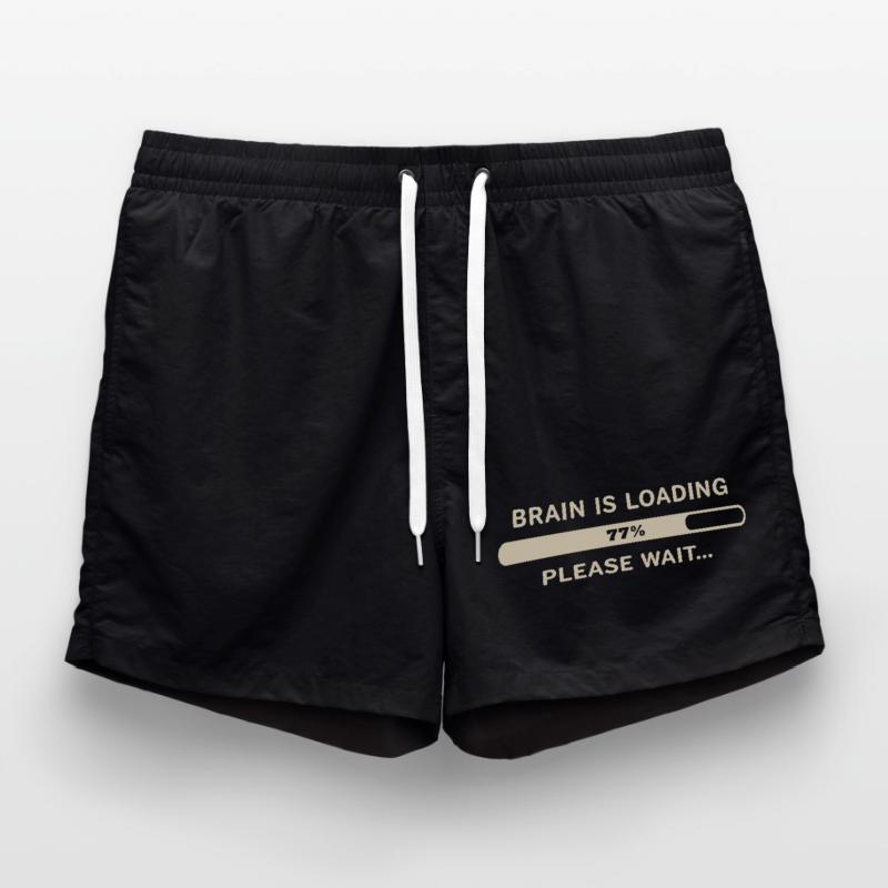 Brain Loading – Please Wait Swim Trunks