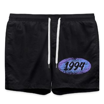 1994 - Badeshorts - Schwarz - Vorne - AI Model Male 185 light (185cm)