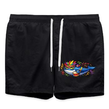 Cadeau du Carnaval de Karnewal - Short de bain - noir - Devant - AI Model Male 185 light (185cm)