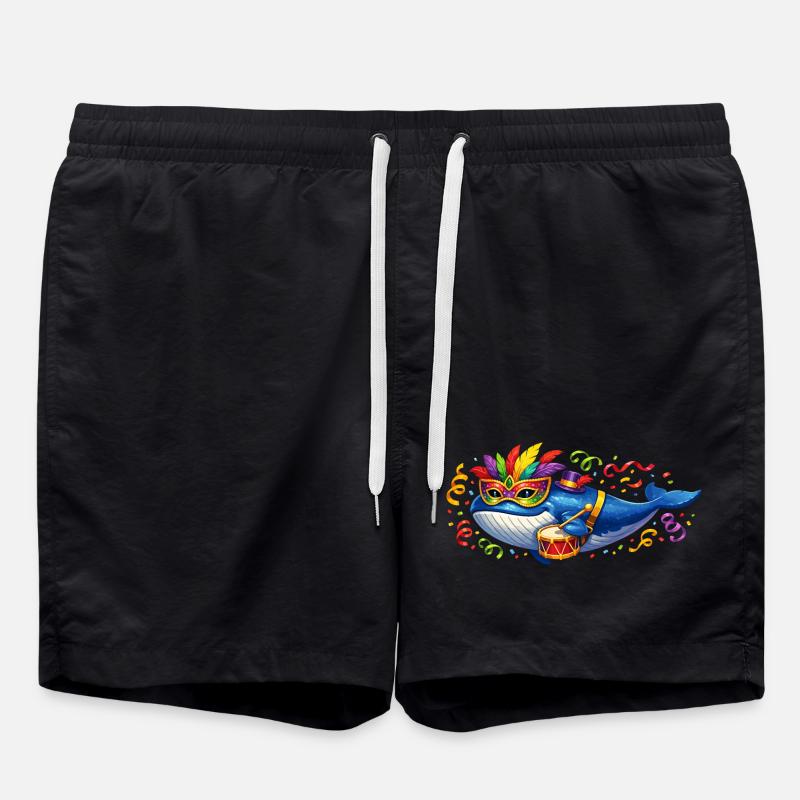 Karnewal Carnival Carnival Gift - Swim Trunks - black