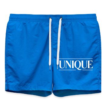 unique unique unique self-worth unique - Swim Trunks - cobalt blue - Front