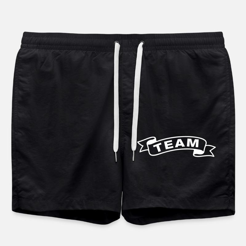 Team Banderole - Swim Trunks - black