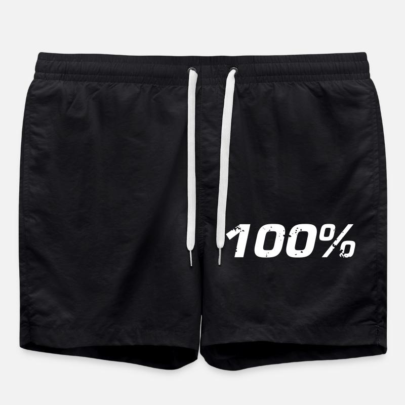 100% - Swim Trunks - black