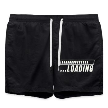 Progression du chargement de la barre de chargement - Short de bain - noir - Devant - AI Model Male 185 light (185cm)