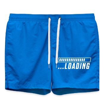 Loading Bar Loading Progress - Swim Trunks - cobalt blue - Front